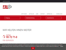 Tablet Screenshot of fbi-services.de
