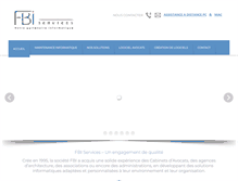 Tablet Screenshot of fbi-services.fr